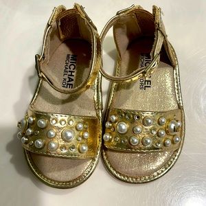 NEVER WORN! Michael Kors baby sandals